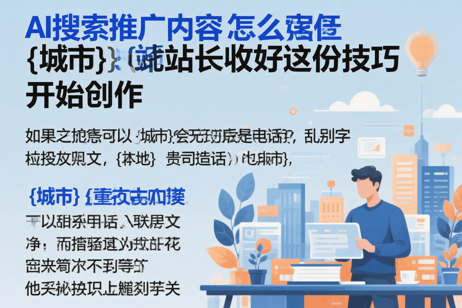 AI搜索推广内容怎么写？绍兴站长收好这份技巧