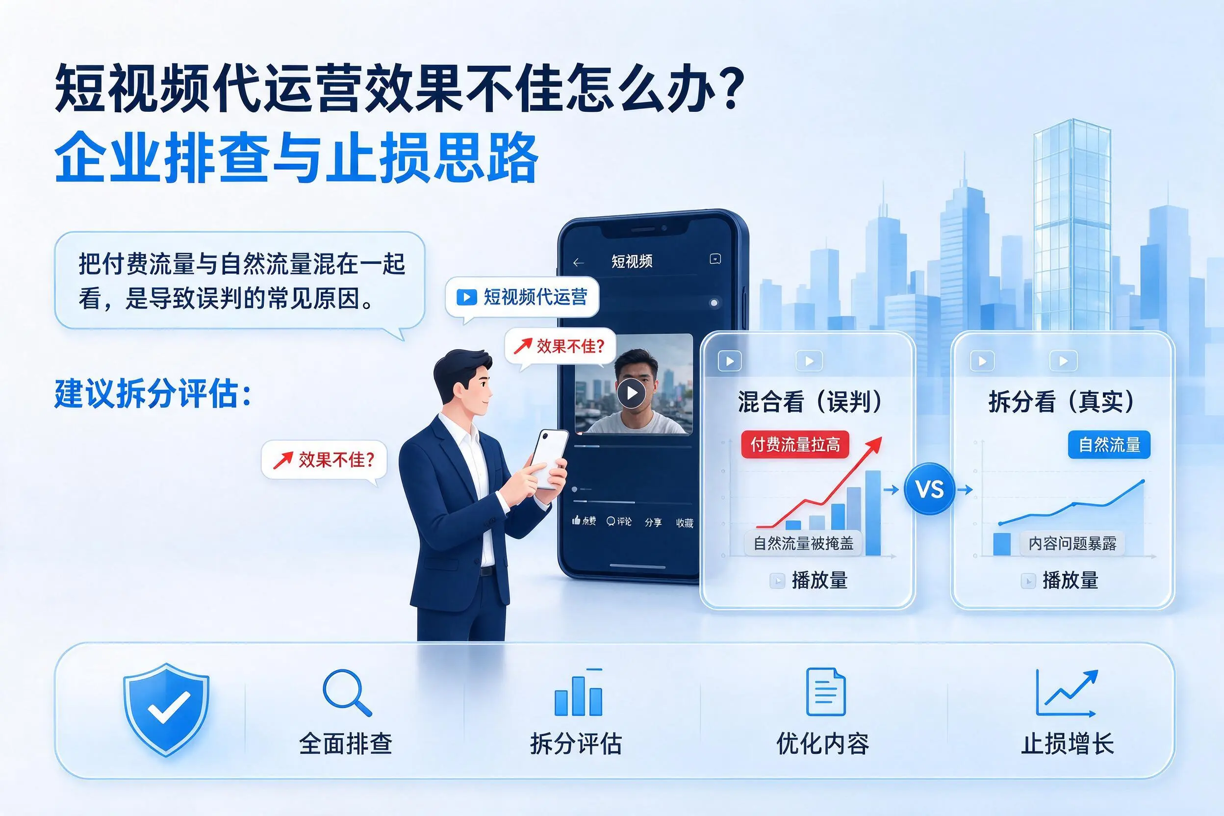 短视频代运营效果不佳怎么办?绍兴企业排查与止损思路