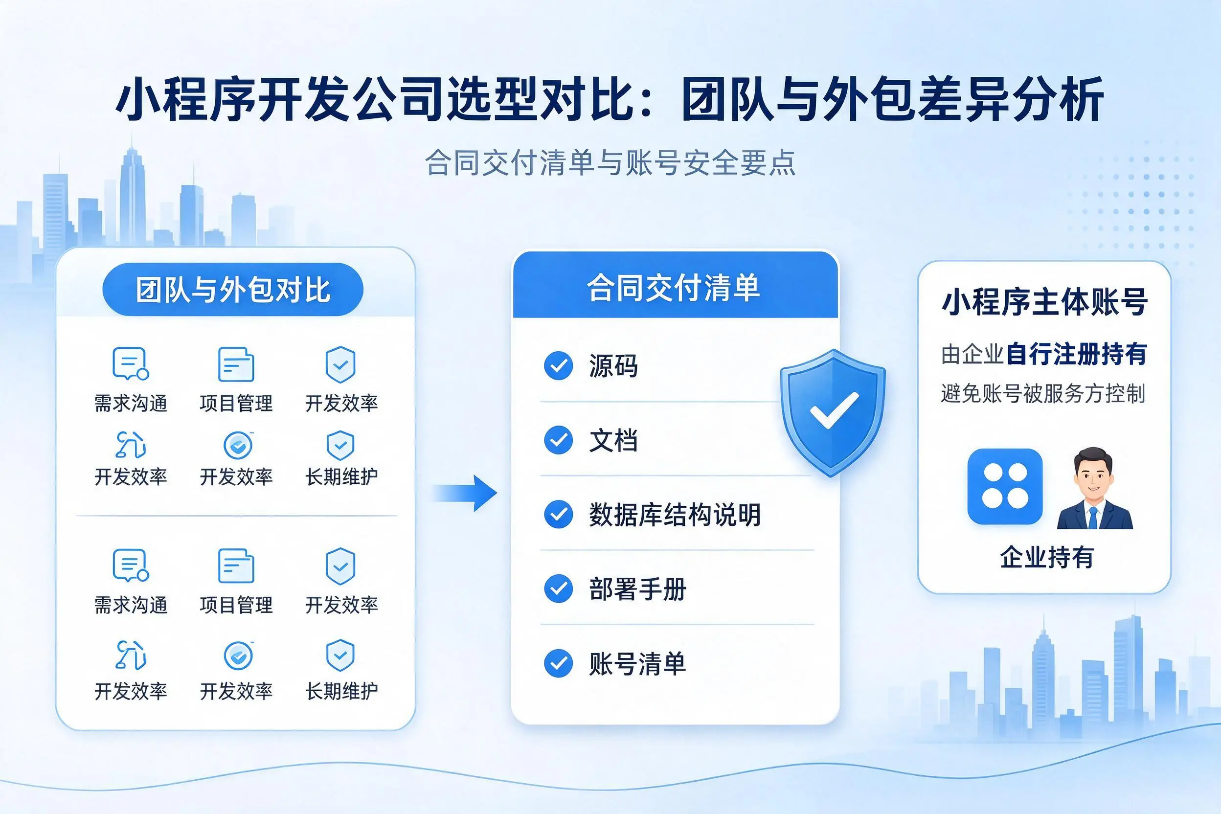 绍兴小程序开发公司选型对比:团队与外包差异分析