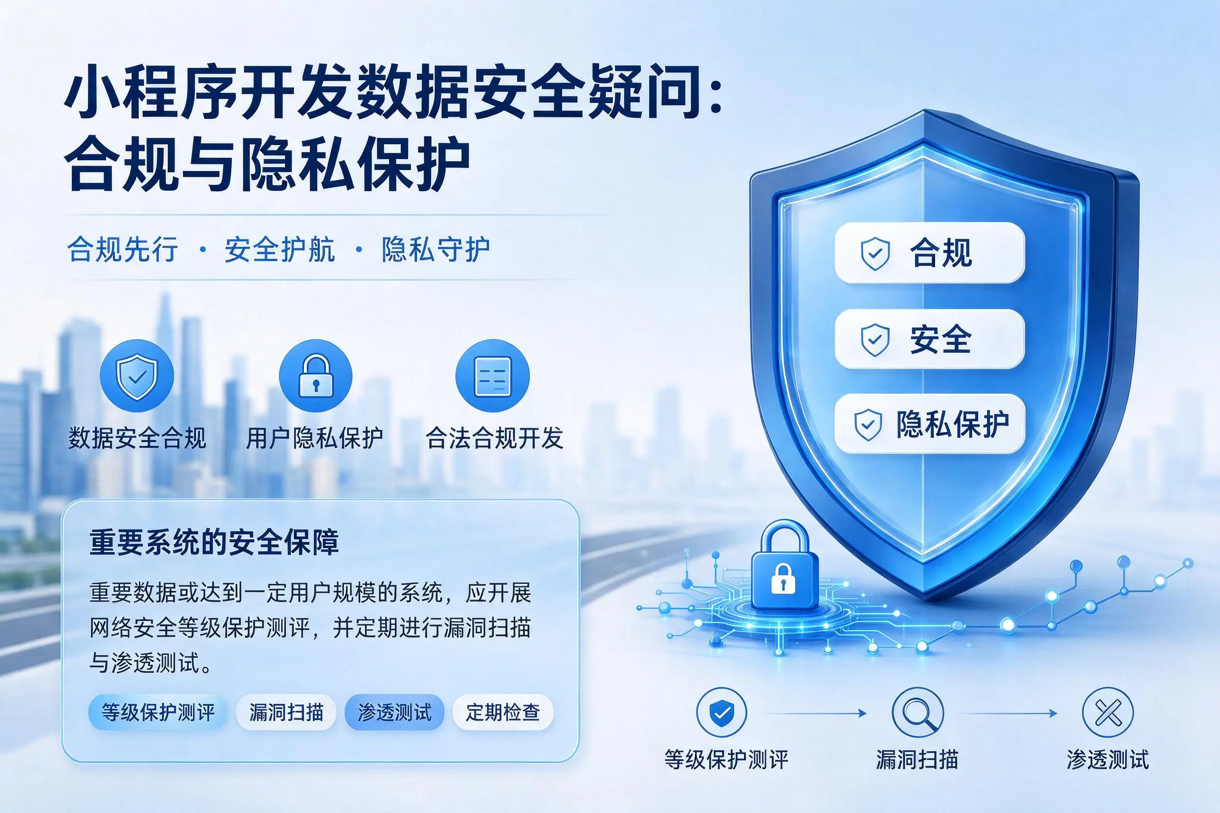 绍兴小程序开发数据安全疑问：合规与隐私保护