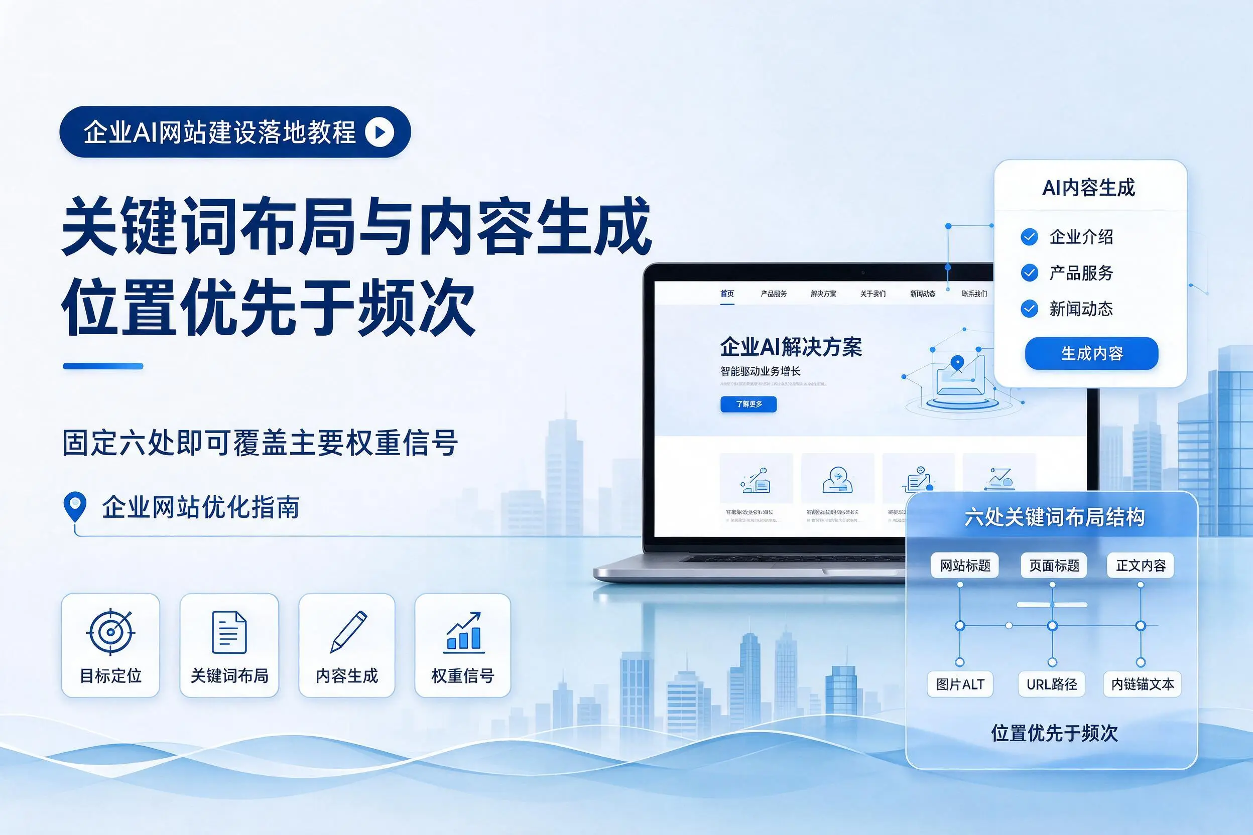 绍兴企业AI网站建设落地教程:关键词布局与内容生成