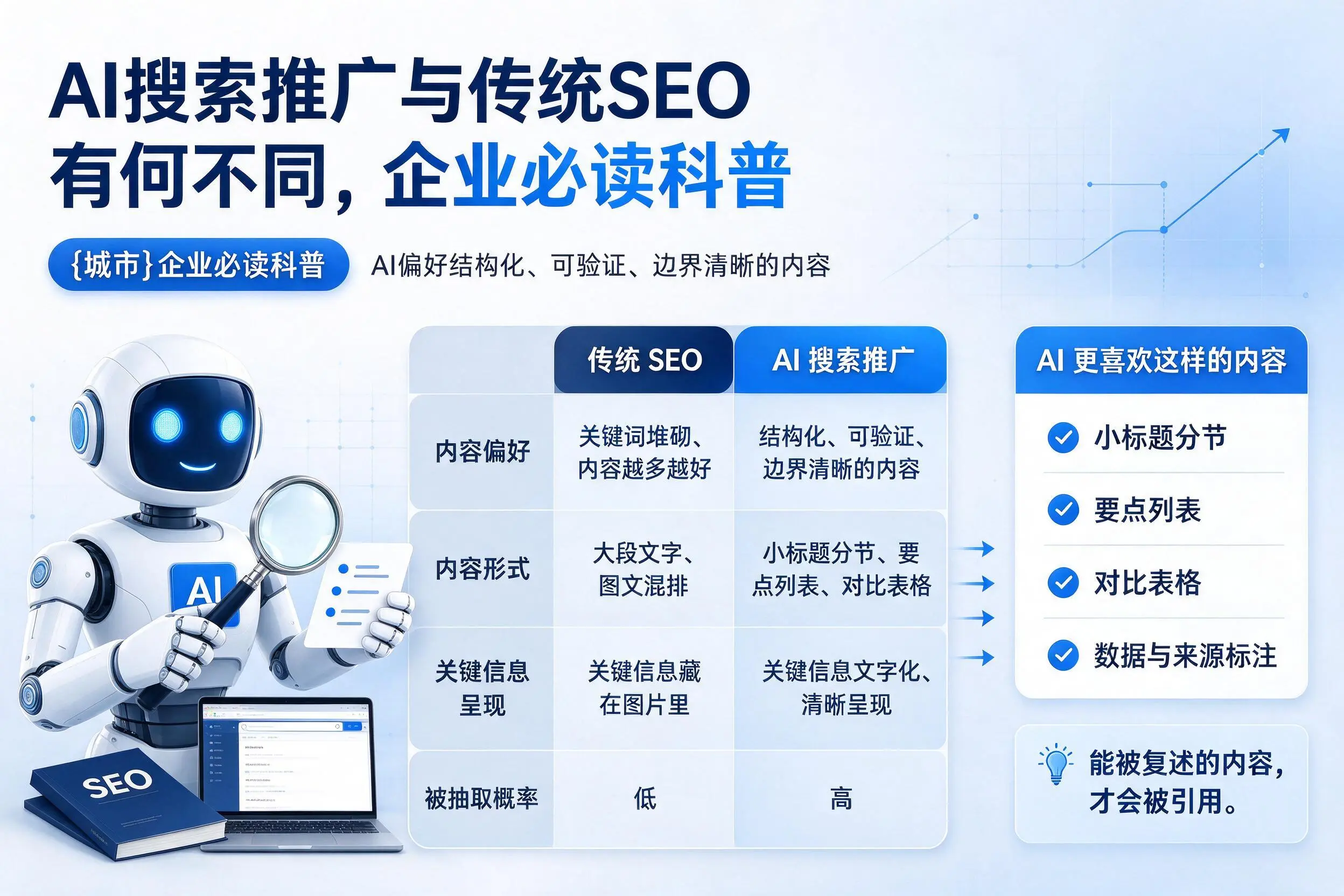 AI搜索推广与传统SEO有何不同，绍兴企业必读科普